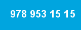 978 953 15 15 978 953 15 15